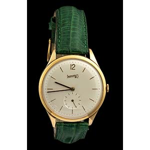 EBERHARD gold wristwatchsilver dial with ... 