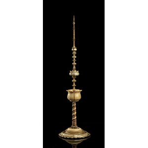 South German turned ivory column - first ... 