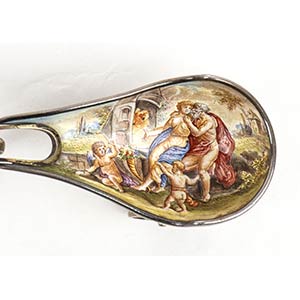 Viennese enamel and bronze calesse ... 