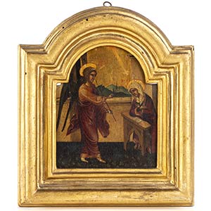 Russian icon of the Archangel Gabriel - 19th ... 
