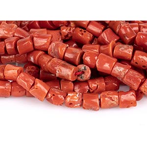 11 loose Cerasuolo coral beads ... 