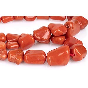 2 loose Cerasuolo coral beads ... 