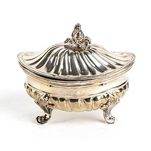 Italian silver sugar pot - Turin 1759-1787, ... 