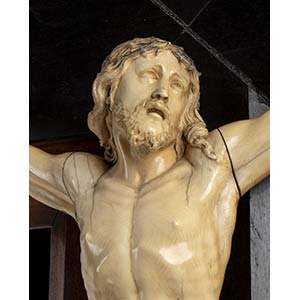 Ivory crucifix - North Europe 1827 ... 