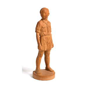 SCULPTOR OF XX CENTURY  Young scout, ... 