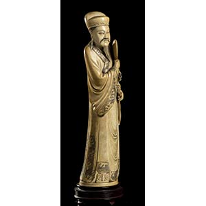 AN IVORY DIGNITARY
China, early ... 