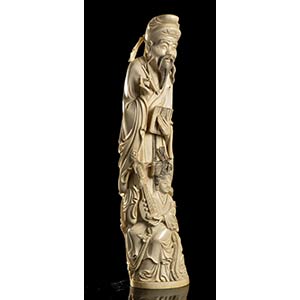 AN IVORY SAGE WITH A FEMALE ... 