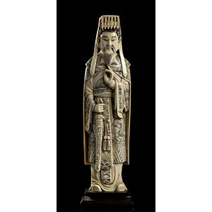 AN IVORY DIGNITARY
China, early 20th ... 