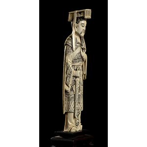 AN IVORY DIGNITARY
China, early ... 