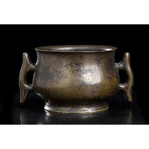 A BRONZE CENSER
China, Qing ... 