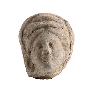 Roman terracotta head of a girl; ca. 3rd ... 