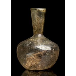 Byzantine Glass Unguentarium; ca. 5th - 6th ... 