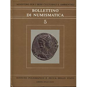 A.A.V.V. -  Boll. Di Numismatica. N 5. Roma, ... 