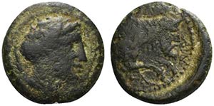 Sicily, Abakainon, c. 339-317 BC. Æ Litra ... 