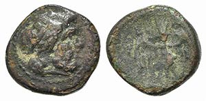 Sicily, Akragas(?), c. 300-287 BC. Æ (12mm, ... 