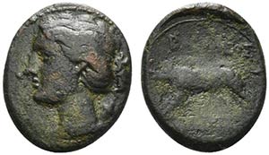 Sicily, Akragas. Phintias (287-279 BC). Æ ... 