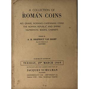 Schulman J. A Collection of Roman Coins. Aes ... 