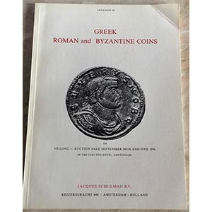 Schulman J.  Catalogue No. 265, Greek Roman ... 