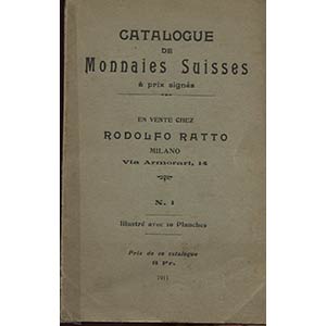 RATTO  R. - Milano 1911. Catalogue de ... 