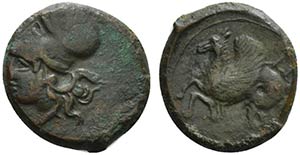 Sicily, Syracuse, c. 375-344 BC. Æ (18mm, ... 