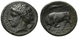 Sicily, Syracuse. Agathokles (317-289 BC). ... 