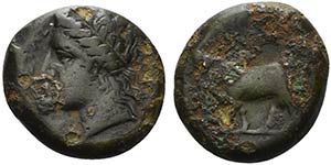 Sicily, Tauromenion, c. 357-315 BC. Æ ... 
