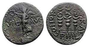 Macedon, Philippi, c. AD 41-68. Æ (20mm, ... 
