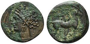 Carthage, c. 400-350 BC. Æ (16.5mm, 2.74g, ... 