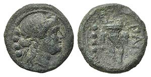 Northern Lucania, Paestum, after 211 BC. Æ ... 