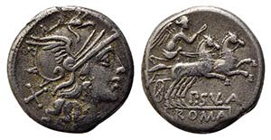 Pub. Sulla, Rome, 151 BC. AR Denarius ... 