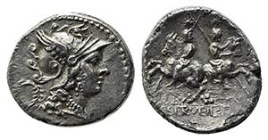 C. Servilius M.f., Rome, 136 BC. AR Denarius ... 