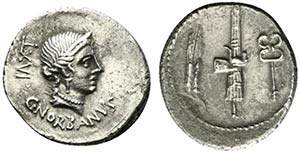 C. Norbanus, Rome, 83 BC. AR Denarius (20mm, ... 