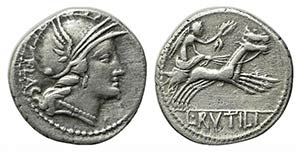 L. Rutilius Flaccus, Rome, 77 BC. AR ... 