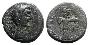 Augustus (27 BC-AD 14). Thessaly Koinon. Æ ... 