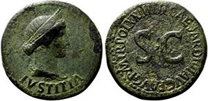 Julia Augusta (Livia, Augusta, AD 14-29). Æ ... 