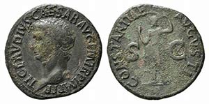 Claudius (41-54). Æ As (29.5mm, 9.74g, 5h). ... 