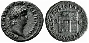 Nero (54-68). Æ As (29mm, 13.69g, 5h). ... 