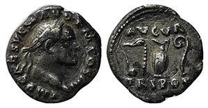 Vespasian (69-79). AR Denarius (18mm, 2.63g, ... 