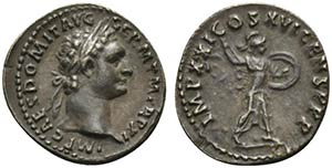 Domitian (81-96). AR Denarius (18.5mm, ... 