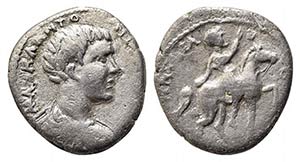 Caracalla ? (198-217). Imitative Denarius ... 