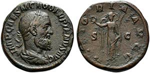 Pupienus (AD 238). Æ Sestertius (29.5mm, ... 