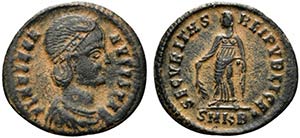 Helena (Augusta, 324-328/30). Æ Follis ... 
