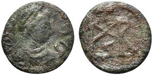 Marcian (450-457). Æ (10mm, 0.80g, 6h). ... 