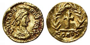 Leo I (457-474). AV Tremissis (13.5mm, ... 