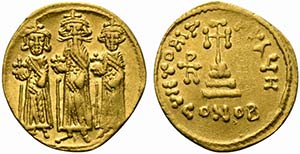 Heraclius (610-641). AV Solidus (19.5mm, ... 