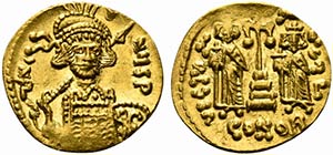 Constantine IV (668-685). AV Solidus ... 