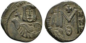 Theophilus (829-842). Æ 40 Nummi (22mm, ... 