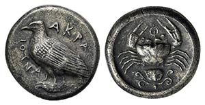 Sicily, Akragas, c. 460-450/46 BC. Replica ... 