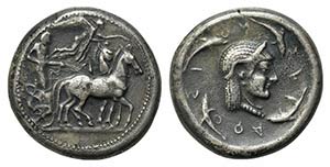 Sicily, Syracuse. Gelon I (485-478 BC). ... 