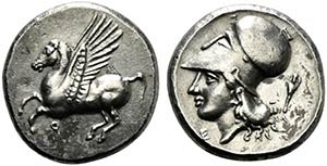 Corinth, c. 350/45-285 BC. Replica of Stater ... 